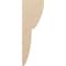 Ekena Millwork 5"W x 10"D x 30"H Thin Crestline Rough Cedar Woodgrain TimberThane Corbel, Primed Tan CORUR05X10X30CRERCPR - alternate 6